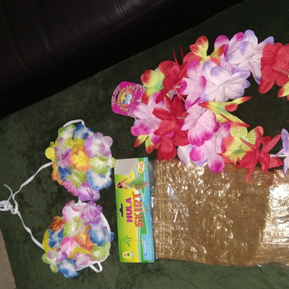 Halloween Hula Girl Outfit